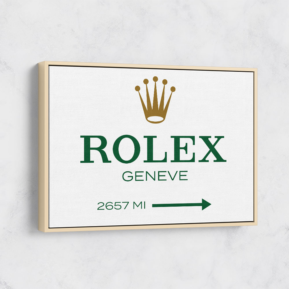 Rolex Gen ve Sign Wall Art